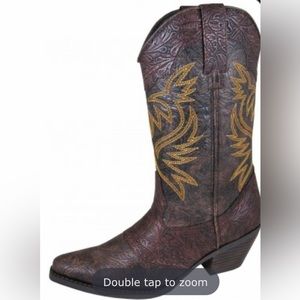 Smoky Mountain Ladies Julia Boots - Brown